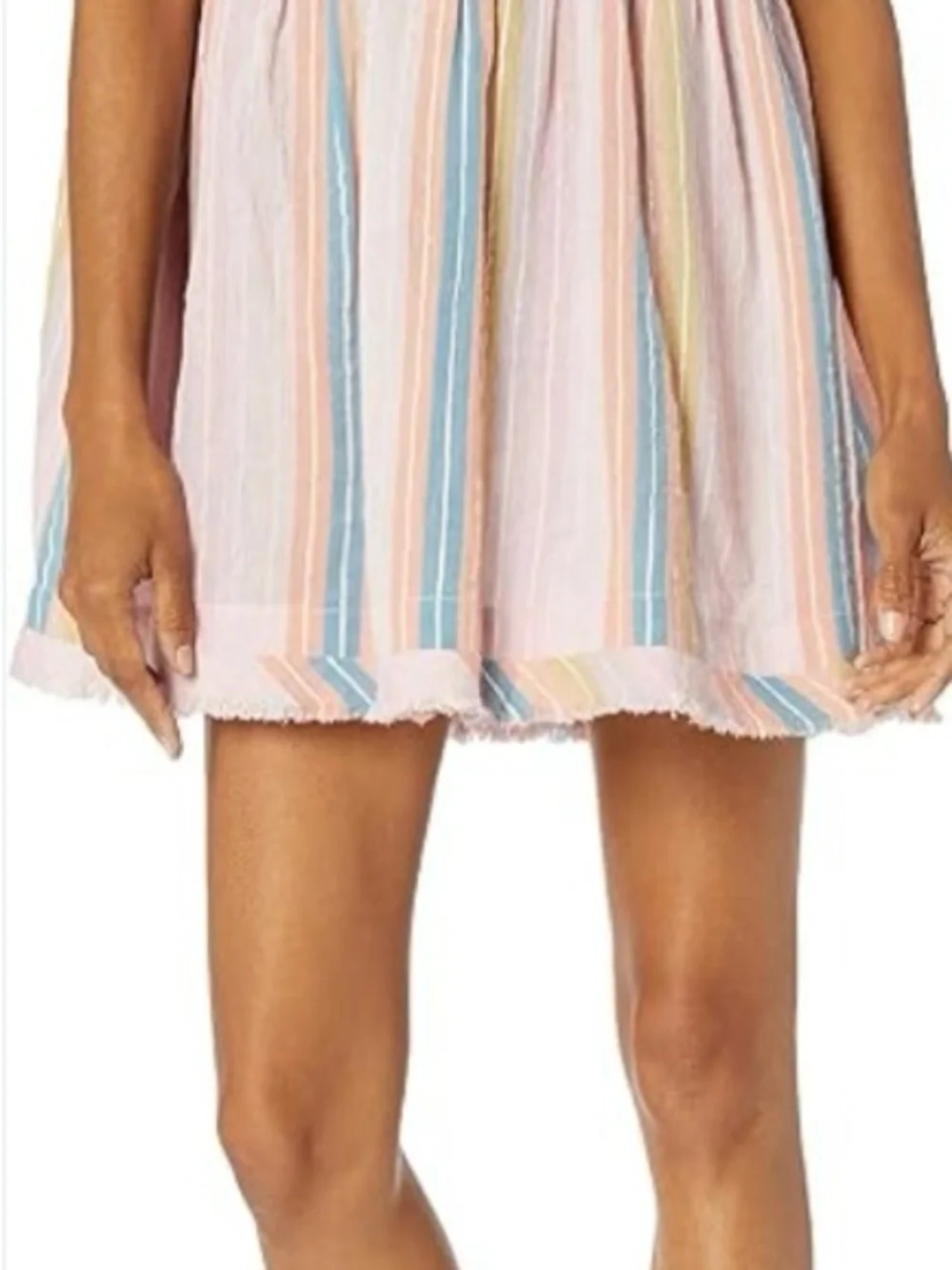 Show Me Your MuMu Pastel Multicolor Stripe Mini Dress - Picture 2 of 5